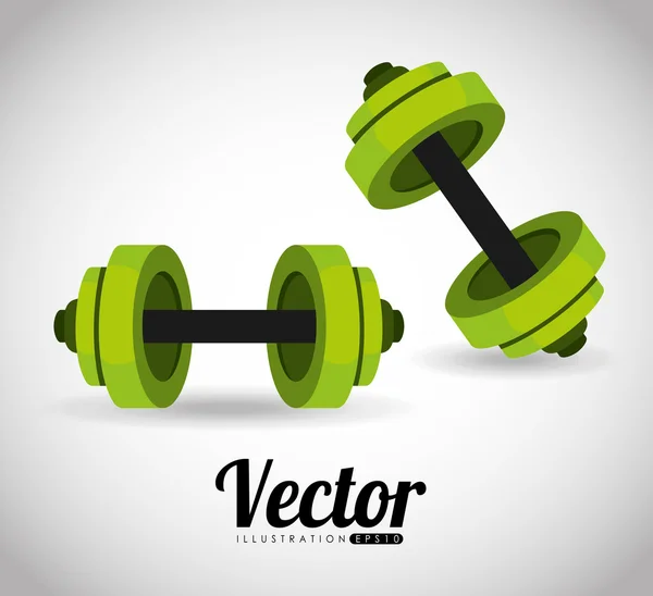 Gym icon design — Stock Vector