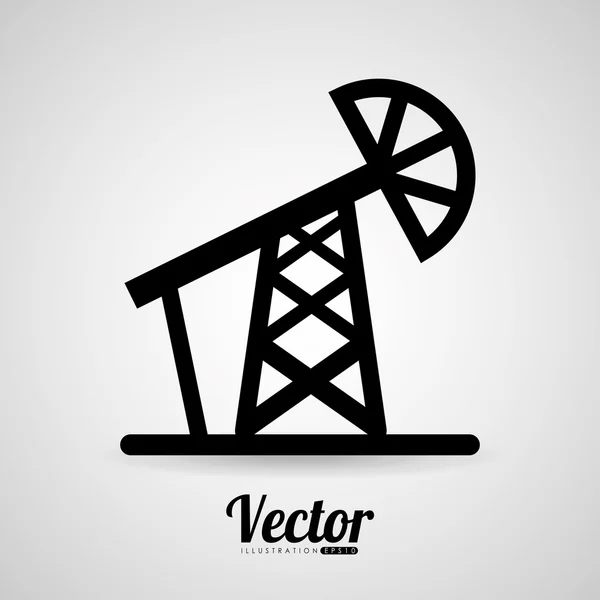 Oil industry design — Stock Vector