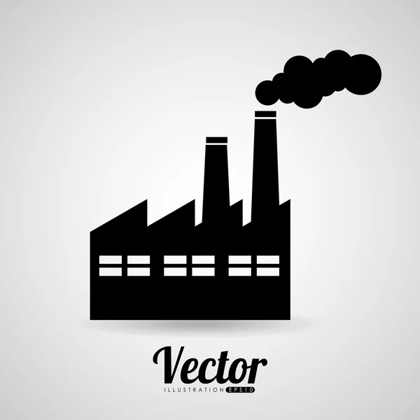 Diseño de iconos industriales — Vector de stock