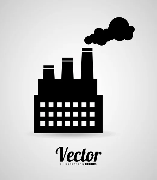 Diseño de iconos industriales — Vector de stock