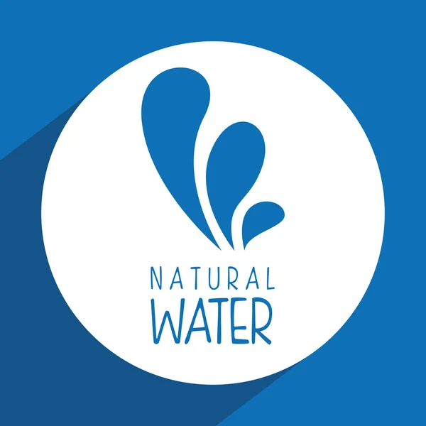 Water label design — Stock Vector