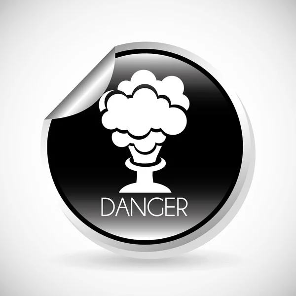 Danger sign design — Stock Vector