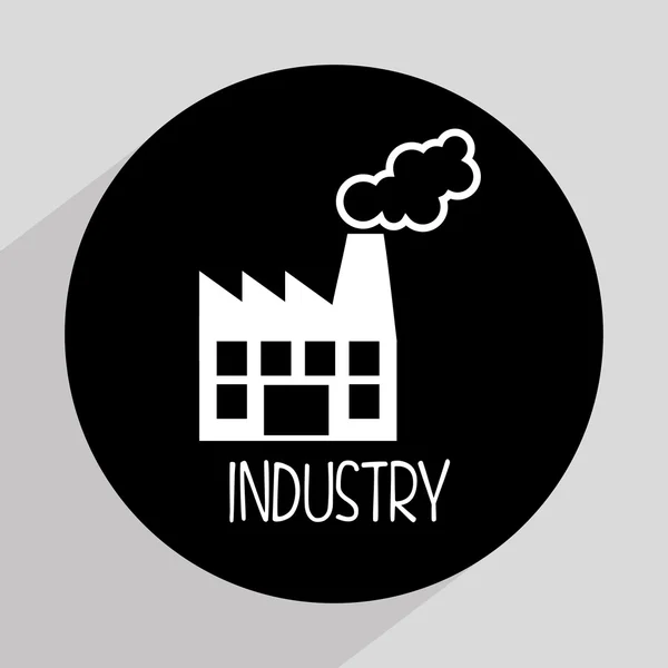 Design der Industrie-Ikone — Stockvektor
