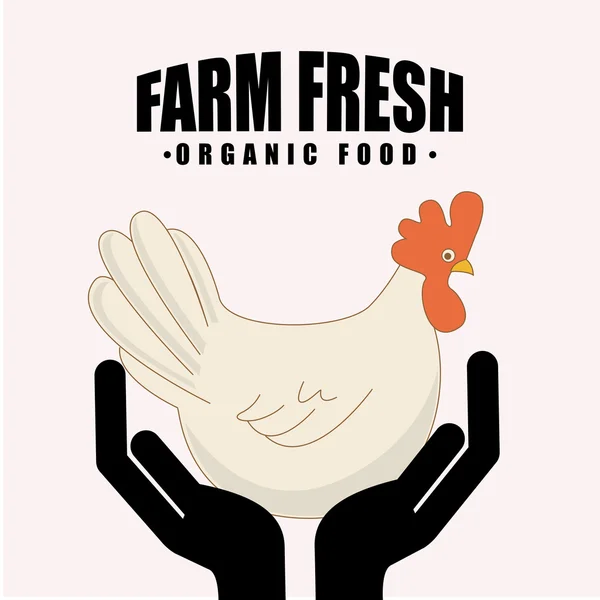 Farm fresh design — Stock Vector