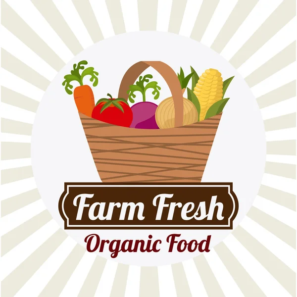 Farm fresh design — Stock Vector