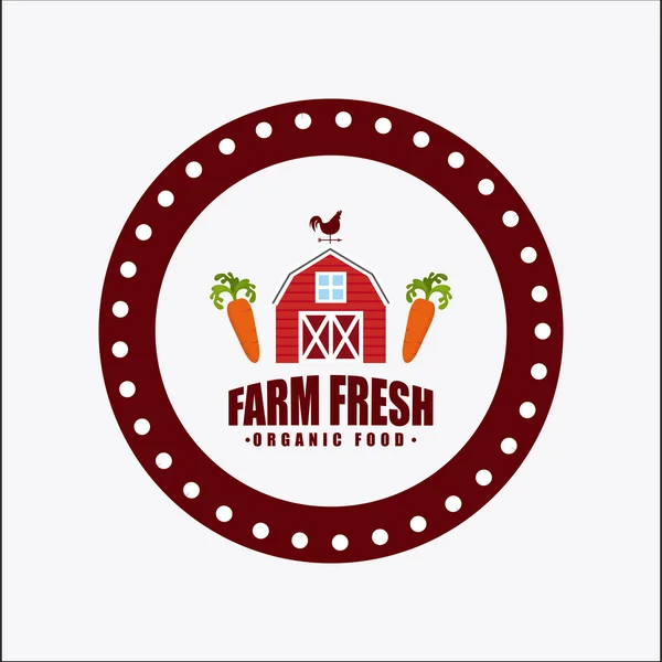 Farm fresh design — Stock Vector