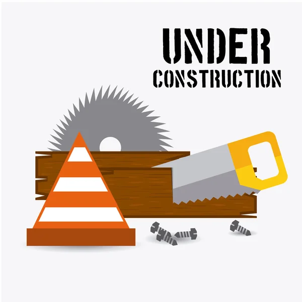 Under construction design — Stock Vector