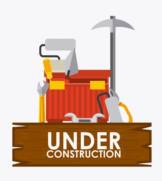 Under construction design — Stock Vector