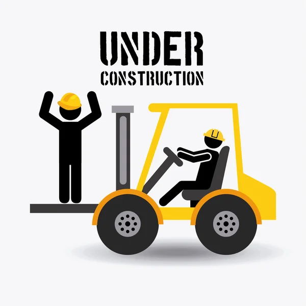 Under construction design — Stock Vector