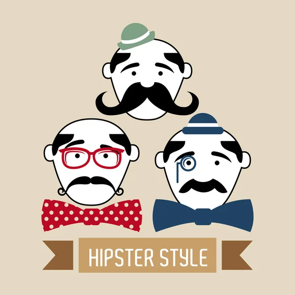 Hipster style design — Stock Vector