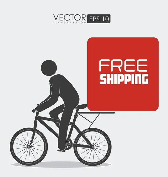 Delivery design illustration. — Stock Vector