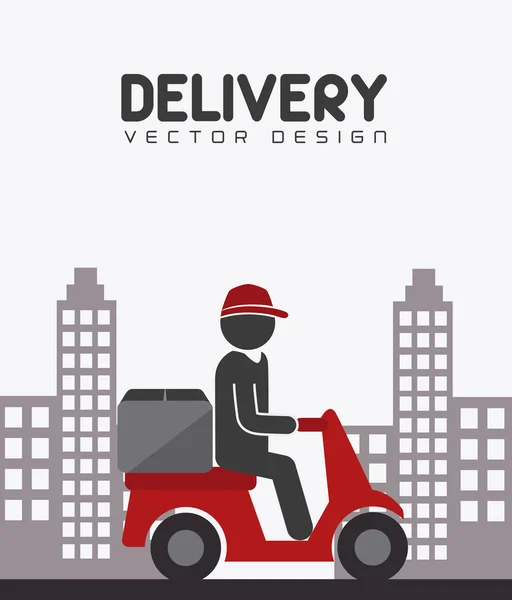Delivery design illustration. — Stock Vector
