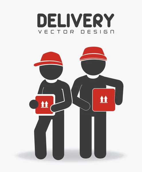 Delivery design illustration. — Stock Vector