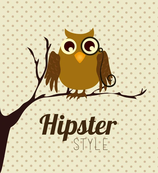Illustration de design Hipster . — Image vectorielle