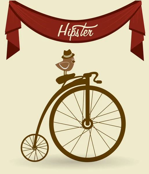 Ilustração do design do Hipster . — Vetor de Stock