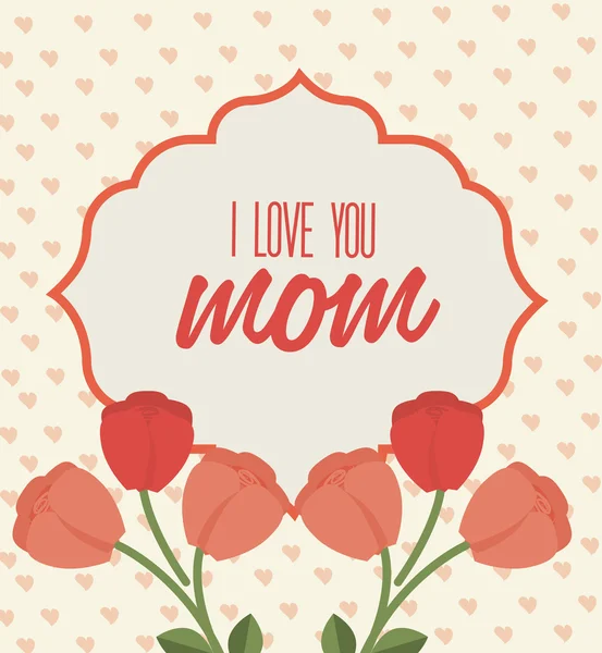 Mother day ontwerp — Stockvector