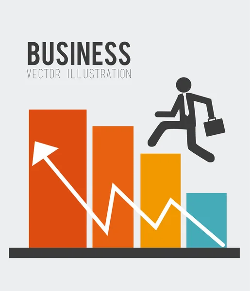 Business design illustration. — Stock vektor