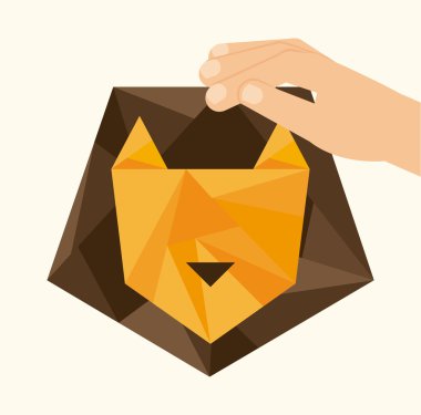 Hayvan soyut tasarım