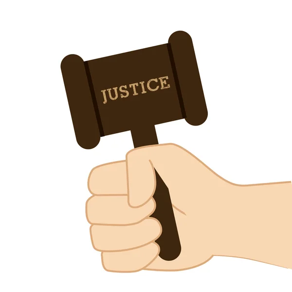 Design conceito justiça — Vetor de Stock