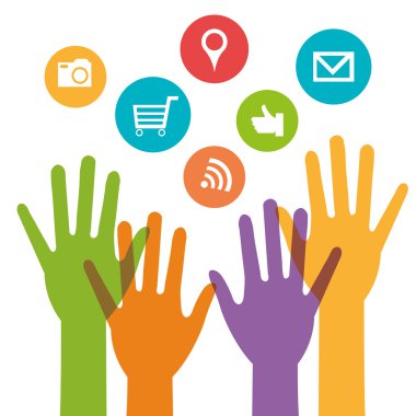 Teknoloji tasarım, vektör çizim.