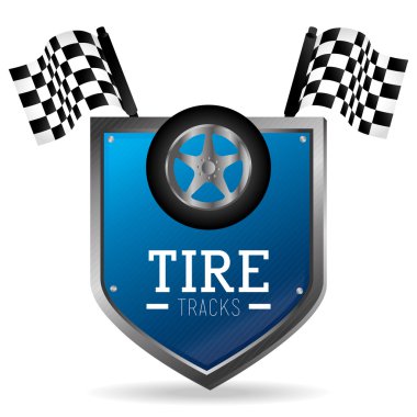 Lastik tasarım, vektör çizim.