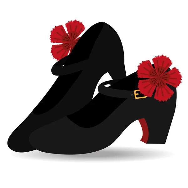 Design flamenco, illustration vectorielle . — Image vectorielle