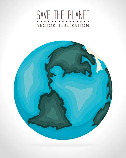 Earth design, vector illustration. — Stock Vector
