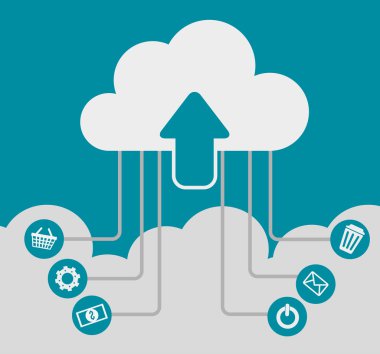 Teknoloji tasarım, vektör çizim.