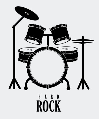 Müzik tasarımı, vektör çizim.