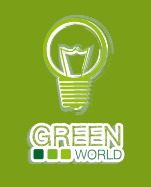 Ekoloji tasarım, vektör çizim.