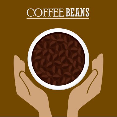 Kahve tasarım, vektör çizim.