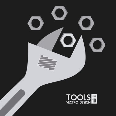 Tools design, vector illustration.