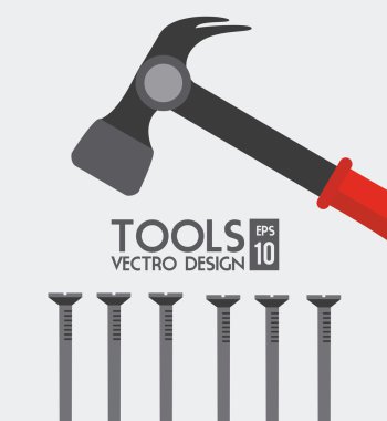 Tools design, vector illustration.