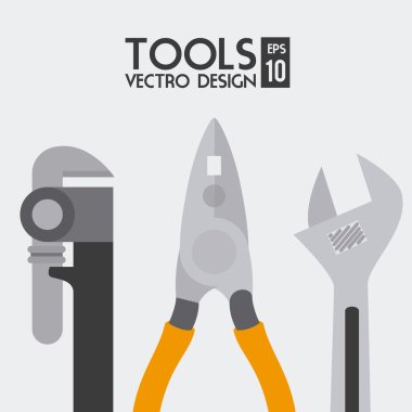 Tools design, vector illustration.