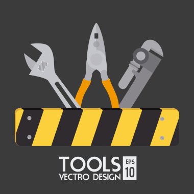 Tools design, vector illustration.