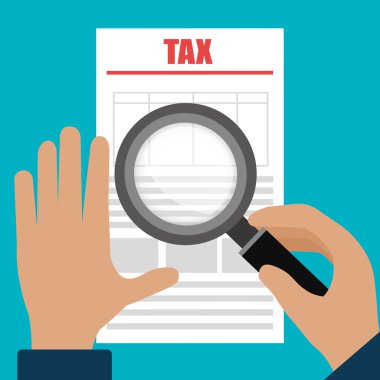 Vergi tasarım, vektör çizim.