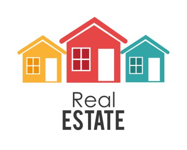 Gayrimenkul tasarımı, vektör çizim.