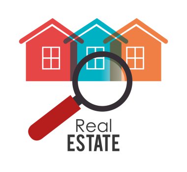 Gayrimenkul tasarımı, vektör çizim.