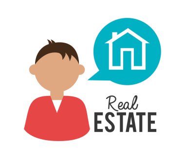 Gayrimenkul tasarımı, vektör çizim.