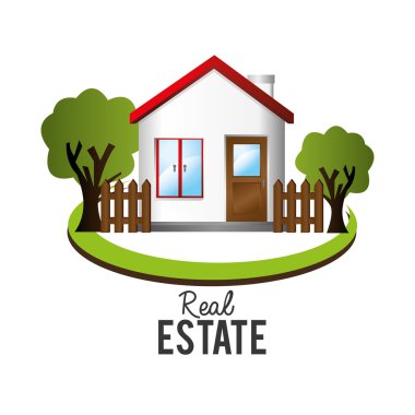 Gayrimenkul tasarımı, vektör çizim.