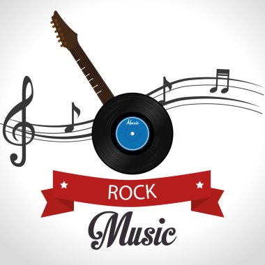 Müzik tasarımı, vektör çizim.