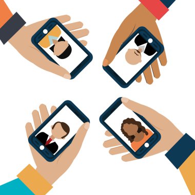 Teknoloji tasarım, vektör çizim.