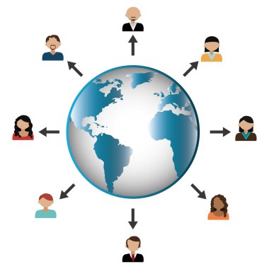 insanlar tasarım, vektör çizim.