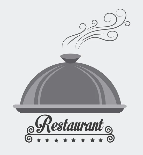 Diseño del restaurante, ilustración vectorial . — Archivo Imágenes Vectoriales