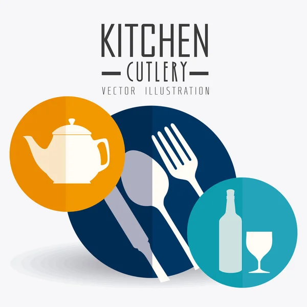 Restaurant ontwerp, vectorillustratie. — Stockvector