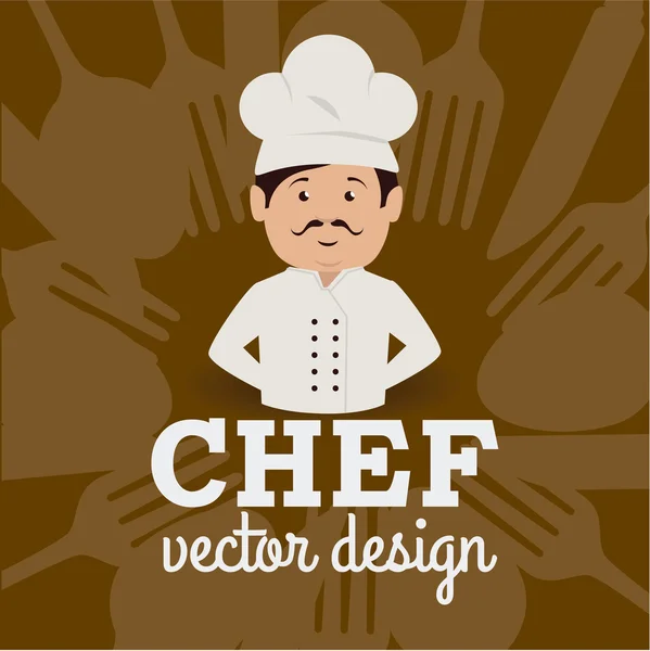 Restoran tasarımı, vektör çizim. — Stok Vektör
