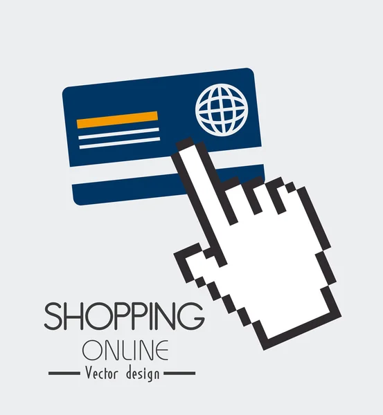 Shopping design, vektor illustration. — Stock vektor