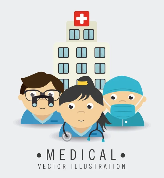 Medical design, vector illustration. — Stock Vector