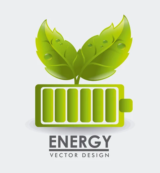 Ekologi design, vektor illustration. — Stock vektor