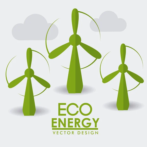 Ecology design, vector illustration. — Stock Vector